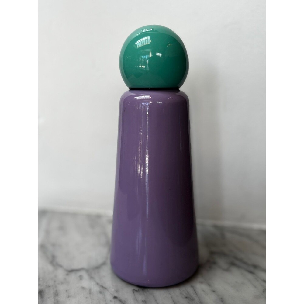 Lund London Skittle Water Bottle DISCONTINUED COLOR Lilac & Teal